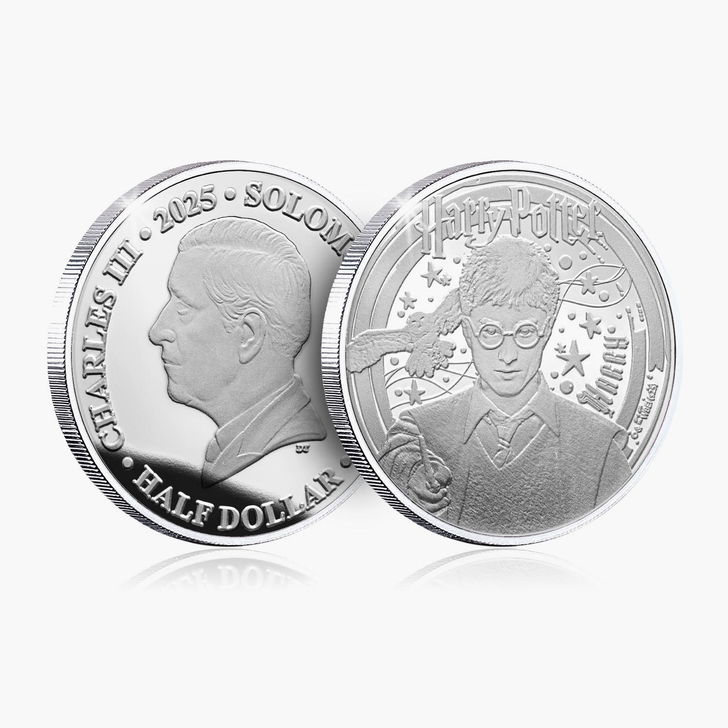 Pièce plaquée argent .999 Harry Potter 2025 Magie de Poudlard