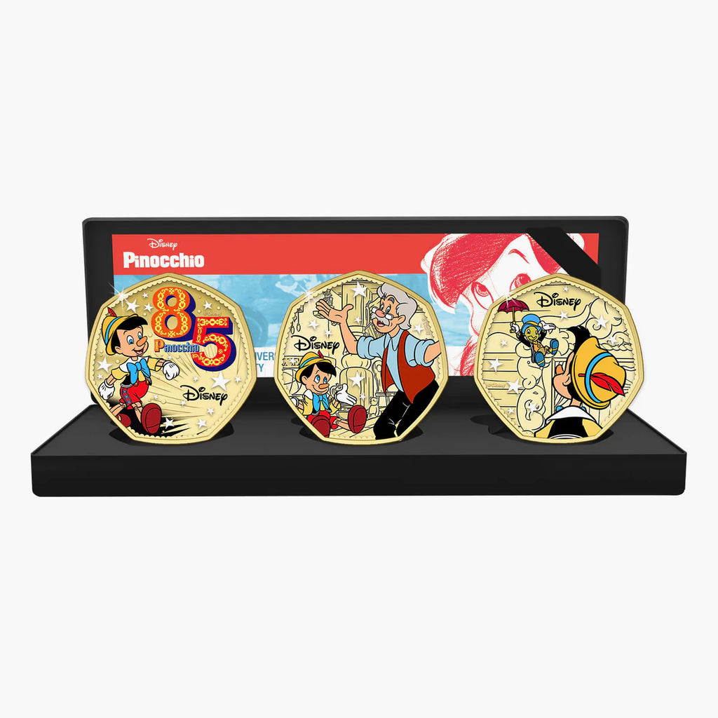 Pinocchio 85th Anniversary 2025 Gold Plated Box Set Edition