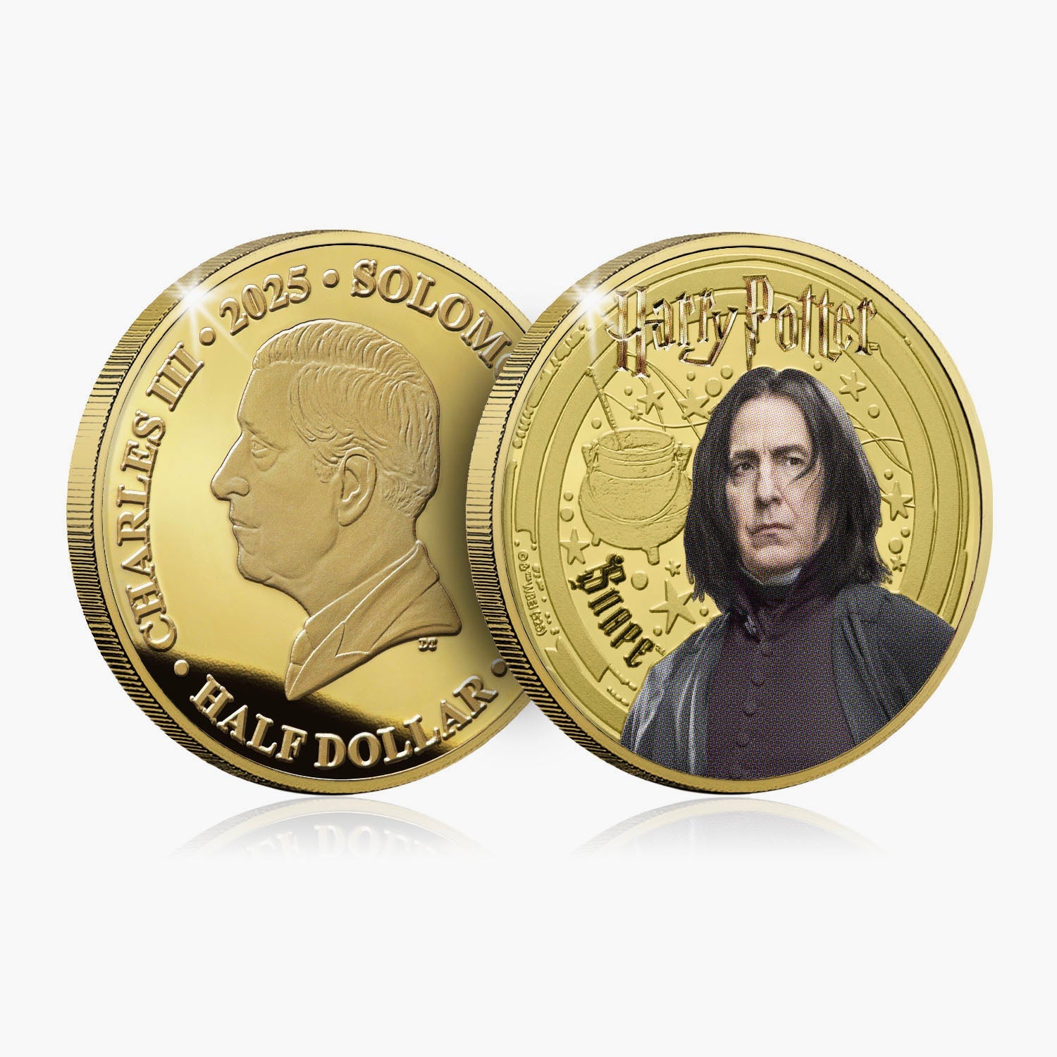 2025 The Magic of Hogwarts Harry Potter 24 Carat Gold Plated Coin NL