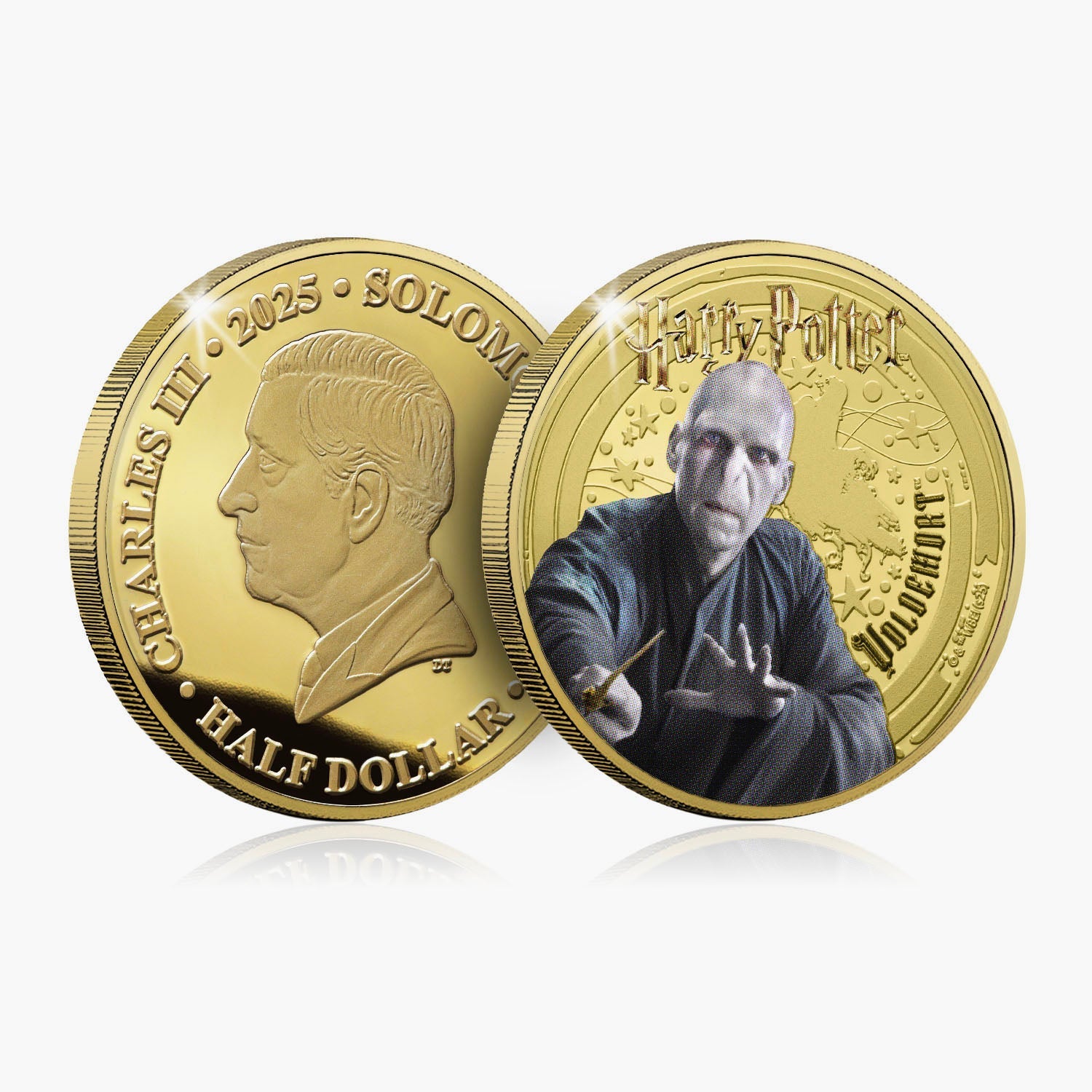 2025 The Magic of Hogwarts Harry Potter 24 Carat Gold Plated Coin NL