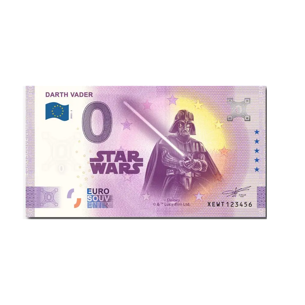 Billet commémoratif – Dark Vador – 100e anniversaire de Disney